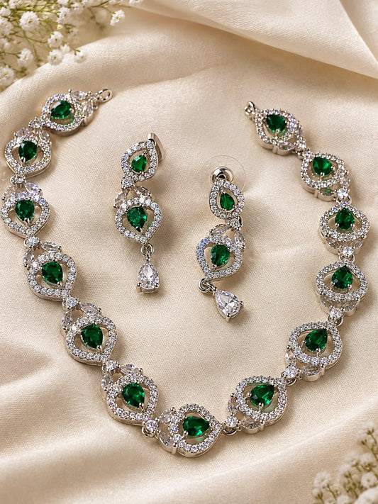 Emerald Grace Necklace Set