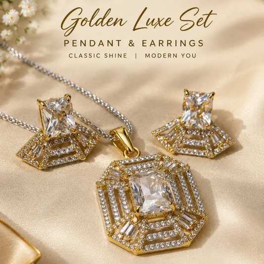 Golden Luxe Pendant Set
